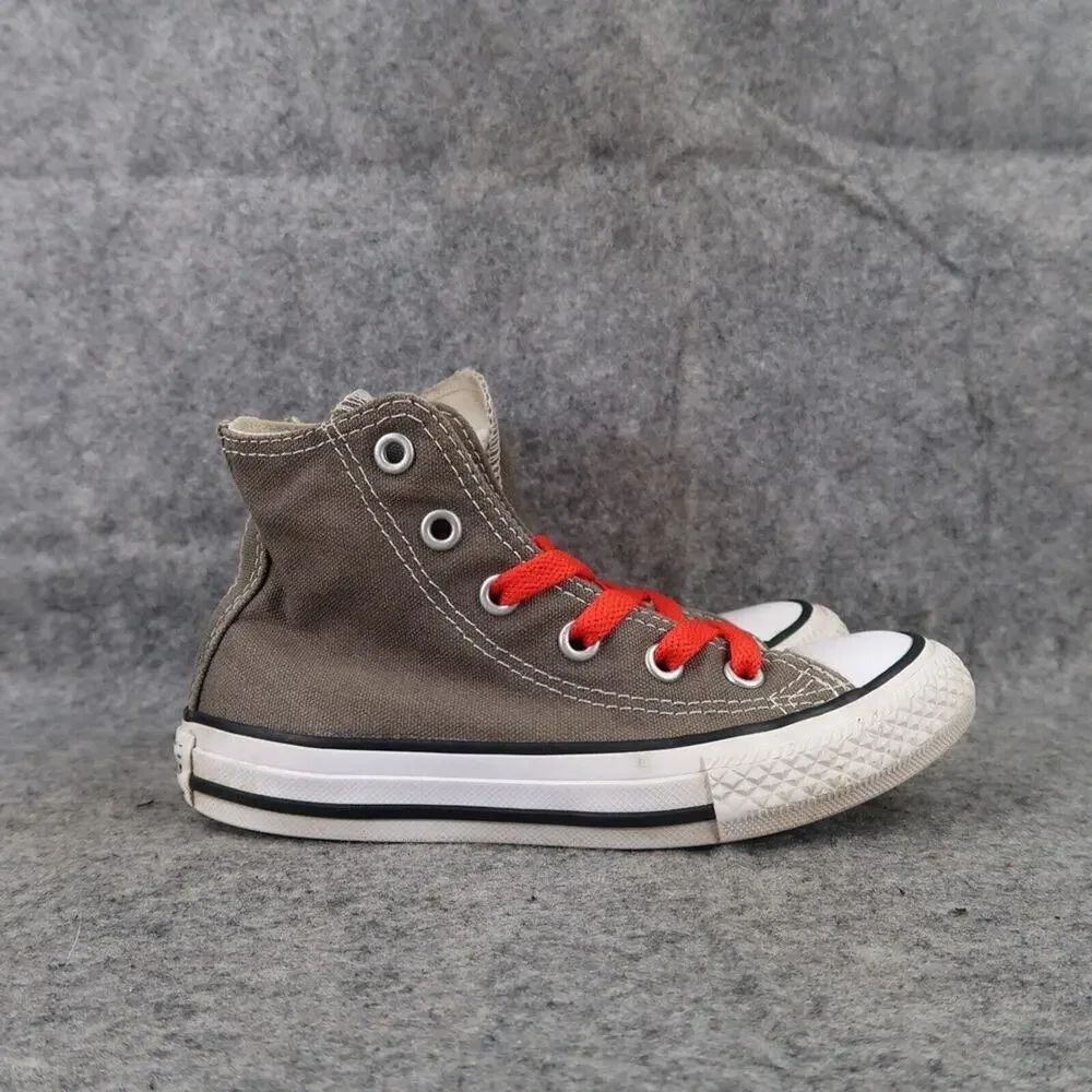 Converse Shoes Kids 11 Sneakers Chuck Taylor Hi Top All Star Classic Canvas Grey